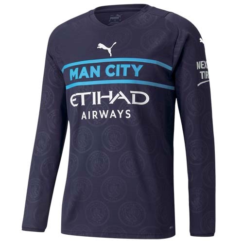 Tailandia Camiseta Manchester City 3ª Kit ML 2021 2022